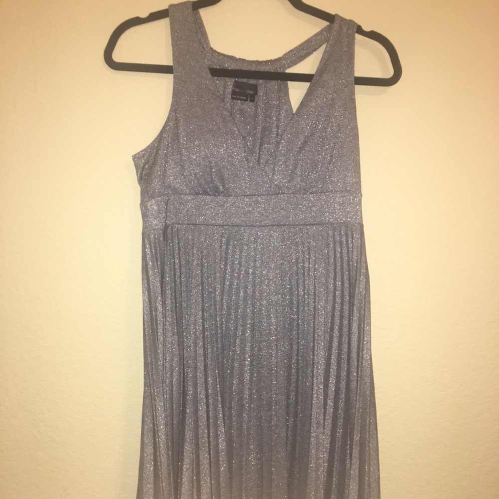 Silver dress!!